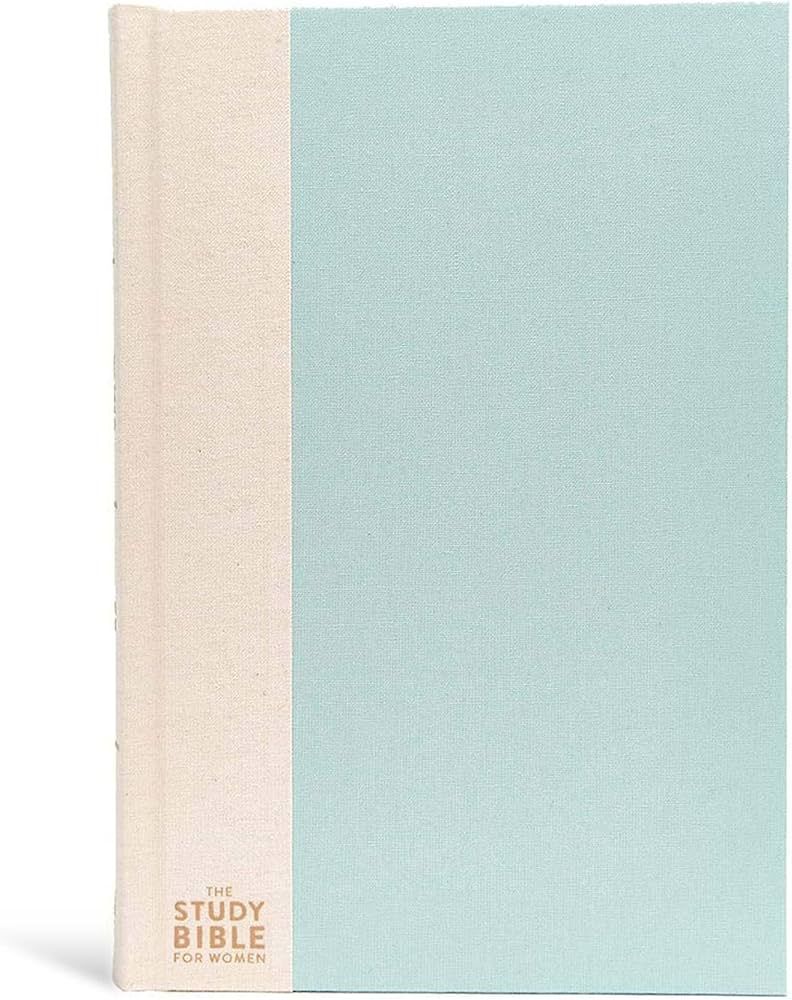 CSB Study Bible For Women, Light Turquoise/Sand Hardcover, Black Letter, Study Notes and Commenta... | Amazon (US)