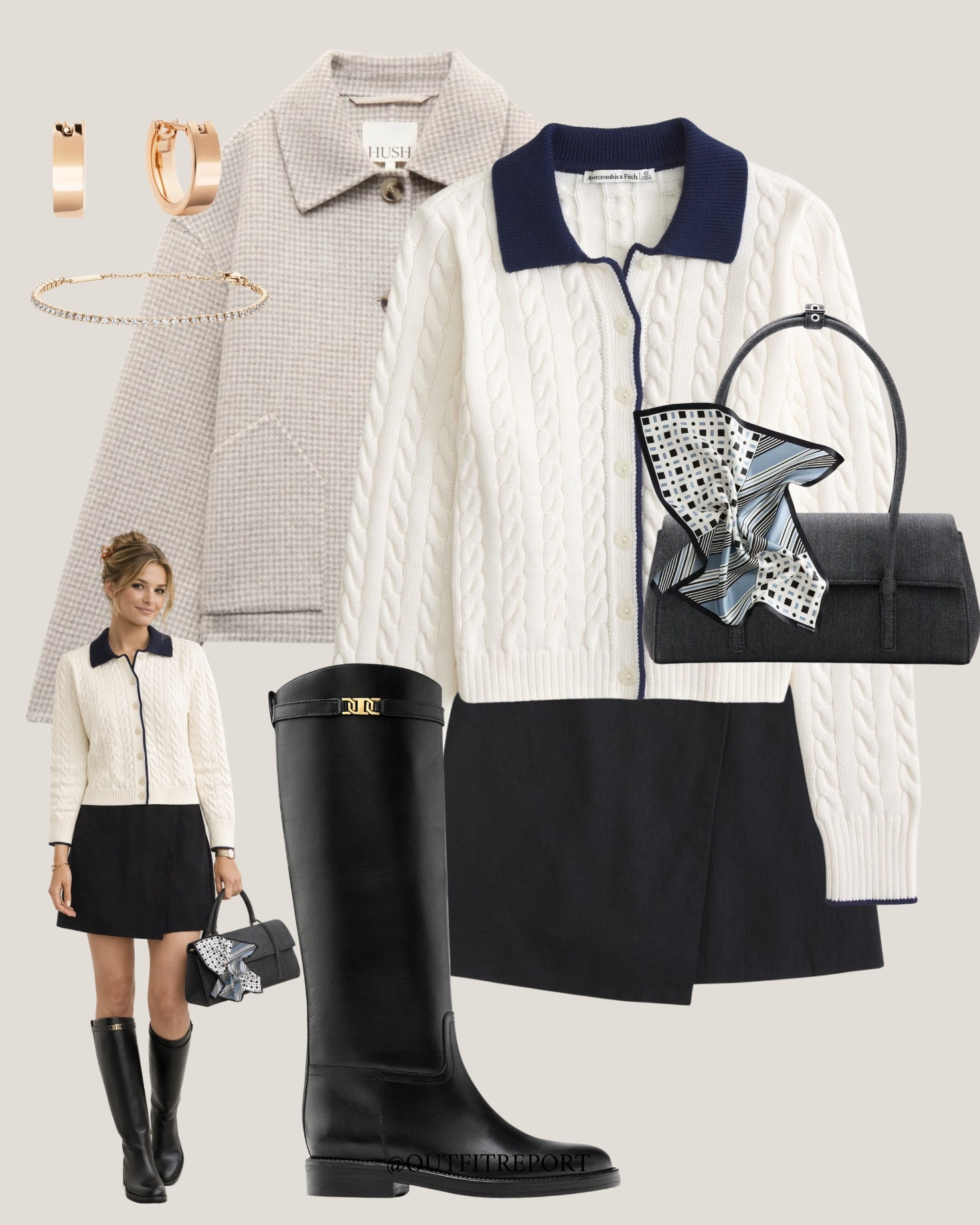 Spring summer outfit in mini skirt and knee high boots 

#LTKeurope #LTKspring #LTKstyletip