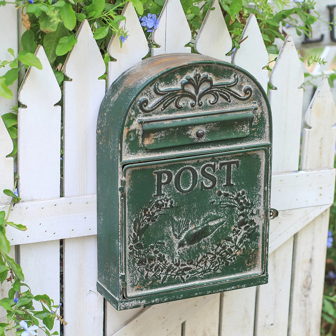 Post Box Wall Mounted Post Mailbox Outside Garden and Home - Etsy | Etsy (US)
