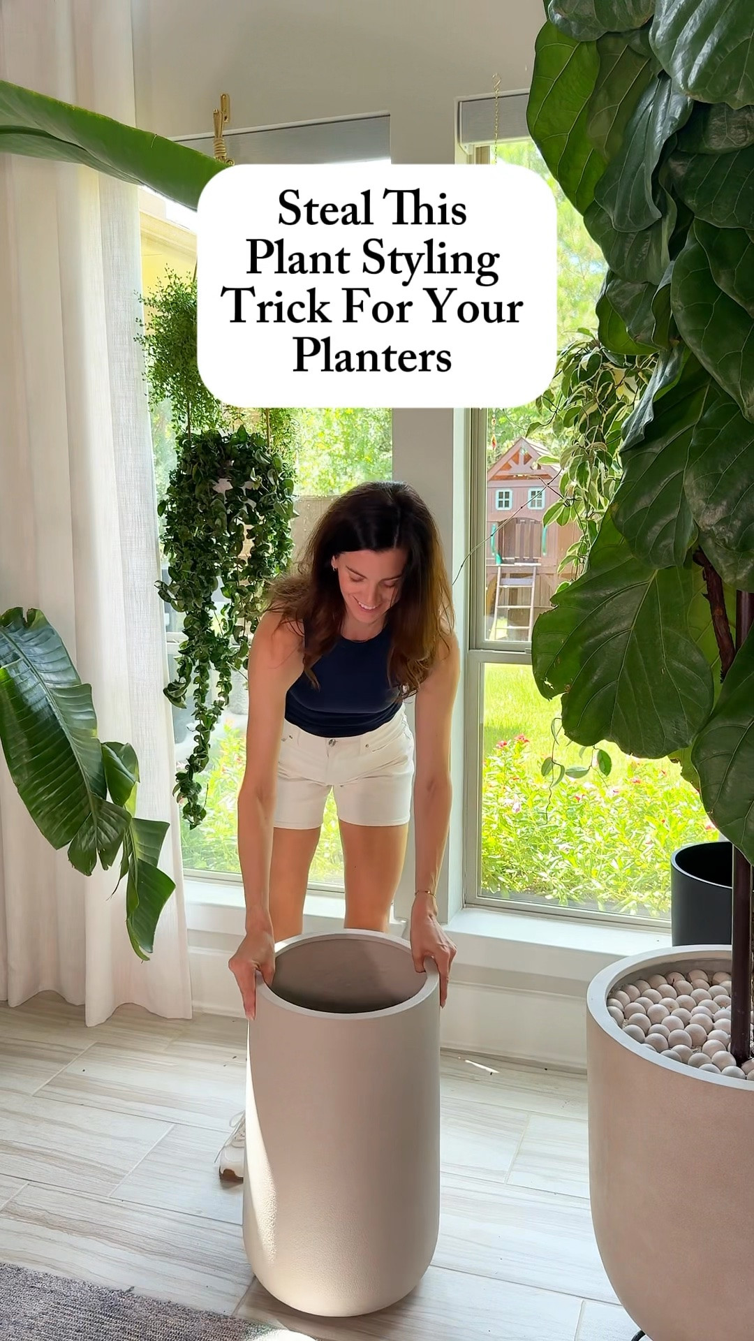 We’ve all flipped a nursery pot upside down and called it a plant stand. But do you REALLY want to trust that with one of your heavier plants?!

This pure iron plant riser is so clutch for those bigger, heavier plants. It’s super sturdy, and I love that I can adjust the height depending on the plant, planter, or space I’m styling.

No more stacking random things underneath trying to get the height just right.

And for my outdoor planters, elevating them makes such a difference too, especially when you want better drainage without filling that entire planter with soil.

Sometimes it’s the little plant styling tricks that make the biggest difference. ✨

plant risers | plant styling ideas | indoor plant styling | outdoor planters | large planter ideas | houseplant styling | plant stand ideas | planter drainage

#plantstyling #planttips #houseplants #plantdecor #plantlover