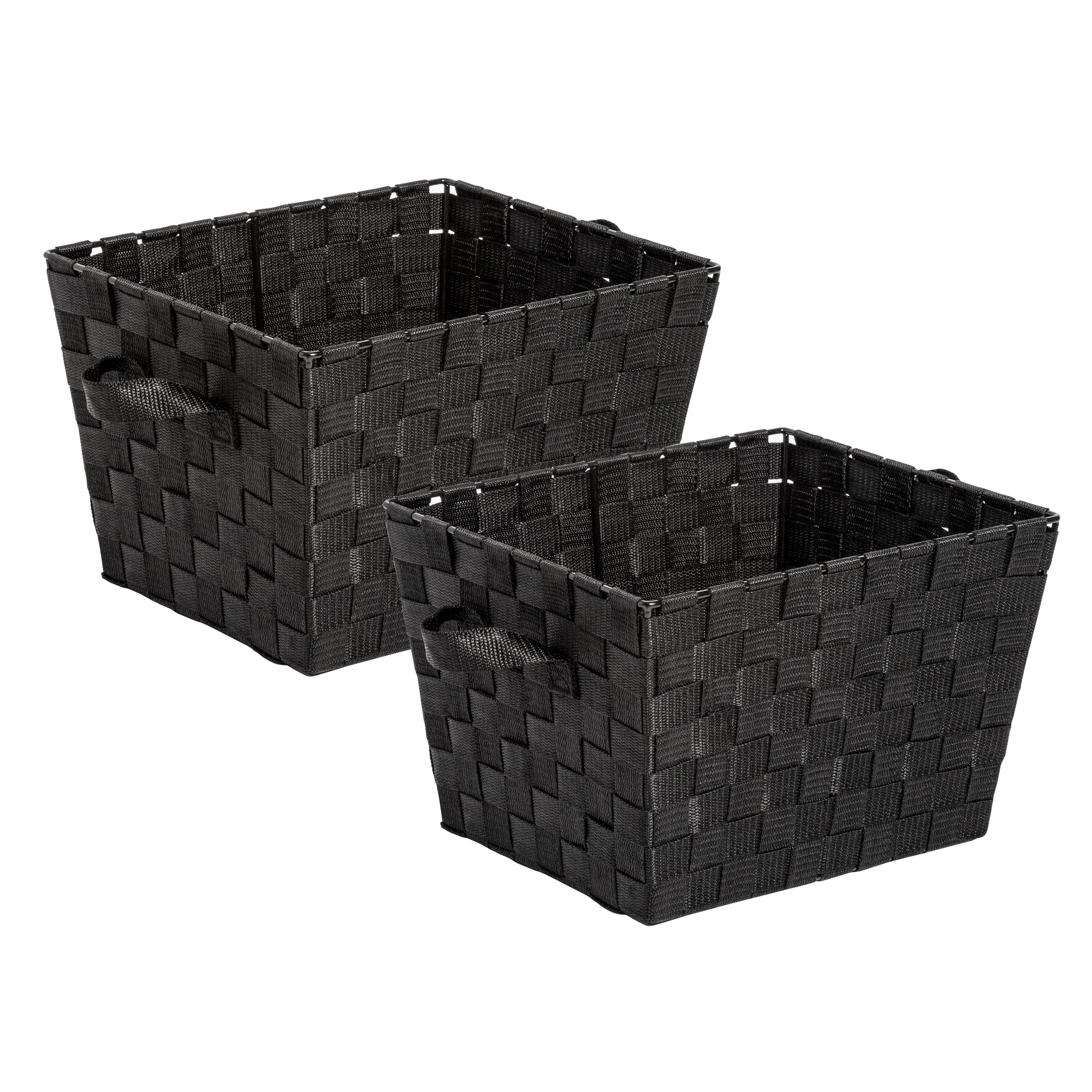 Honey-Can-Do Polypropylene Storage Basket, Set of 2 - Walmart.com | Walmart (US)