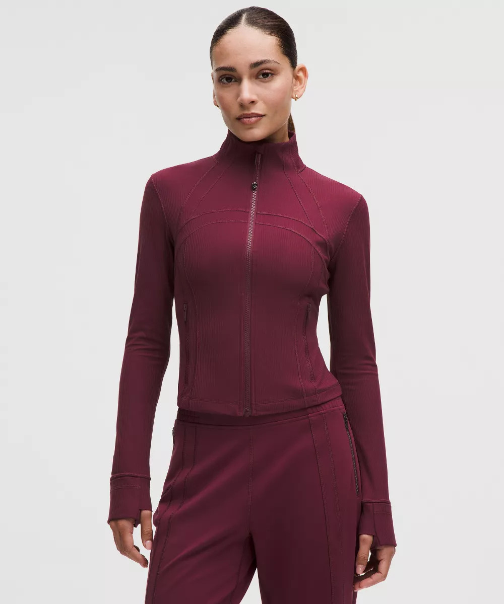 Define Cropped Jacket   Ribbed Nulu | lululemon (AU)