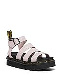 Dr. Martens Women's Blaire Sandal, Chalk Pink Hydro Leather, 8 | Amazon (US)
