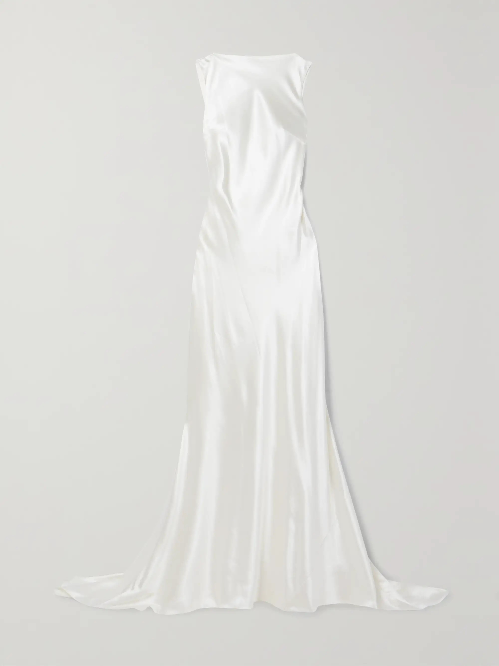 Charlie draped silk and wool-blend charmeuse gown | NET-A-PORTER (UK & EU)