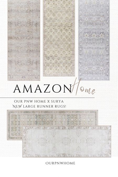 These washable rugs from Our PNW Home x Surya are now available in larger sizes! Perfect for the summer home!

Runner rugs, gray rug, grey rug, olive green rug, neutral rug, blue rug, kitchen rugs, entryway rugs, hallway rugs, area rug, washable rugs, Amazon home

#LTKSeasonal #LTKHome #LTKStyleTip