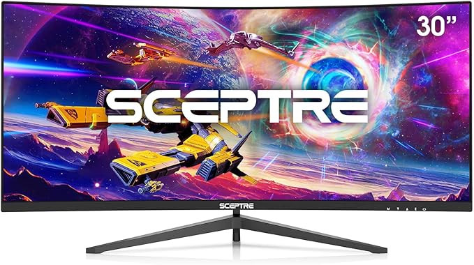 Sceptre 30-inch Curved Gaming Monitor 21:9 2560x1080 Ultra Wide/ Slim HDMI DisplayPort up to 200H... | Amazon (US)