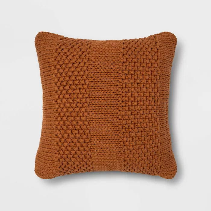 Chunky Patterned Weave Square Throw Pillow - Project 62™ | Target