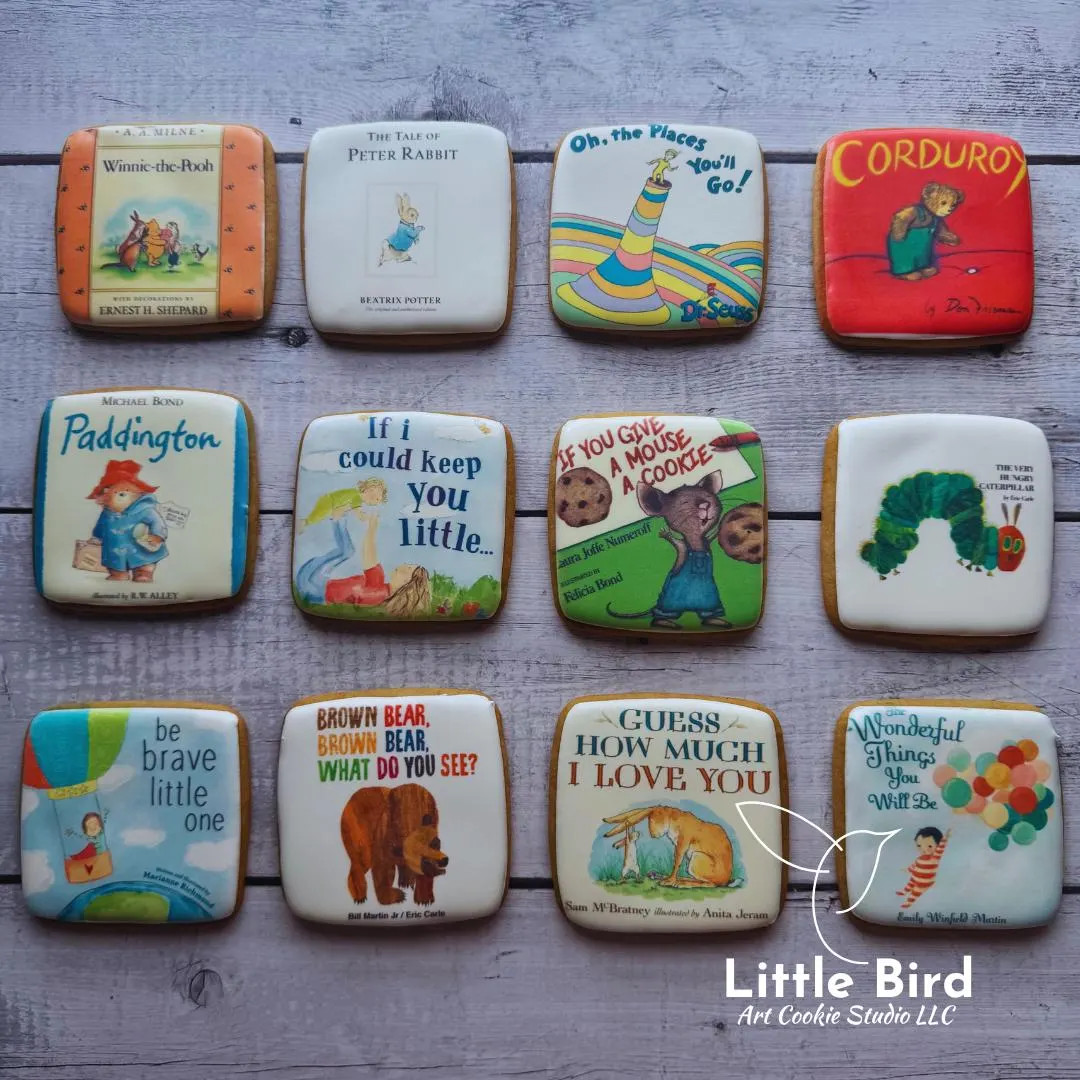 Storybook Decorated Cookies, Storybook Birthday, Children's Book Favors, Baby Shower, First Birth... | Etsy (US)