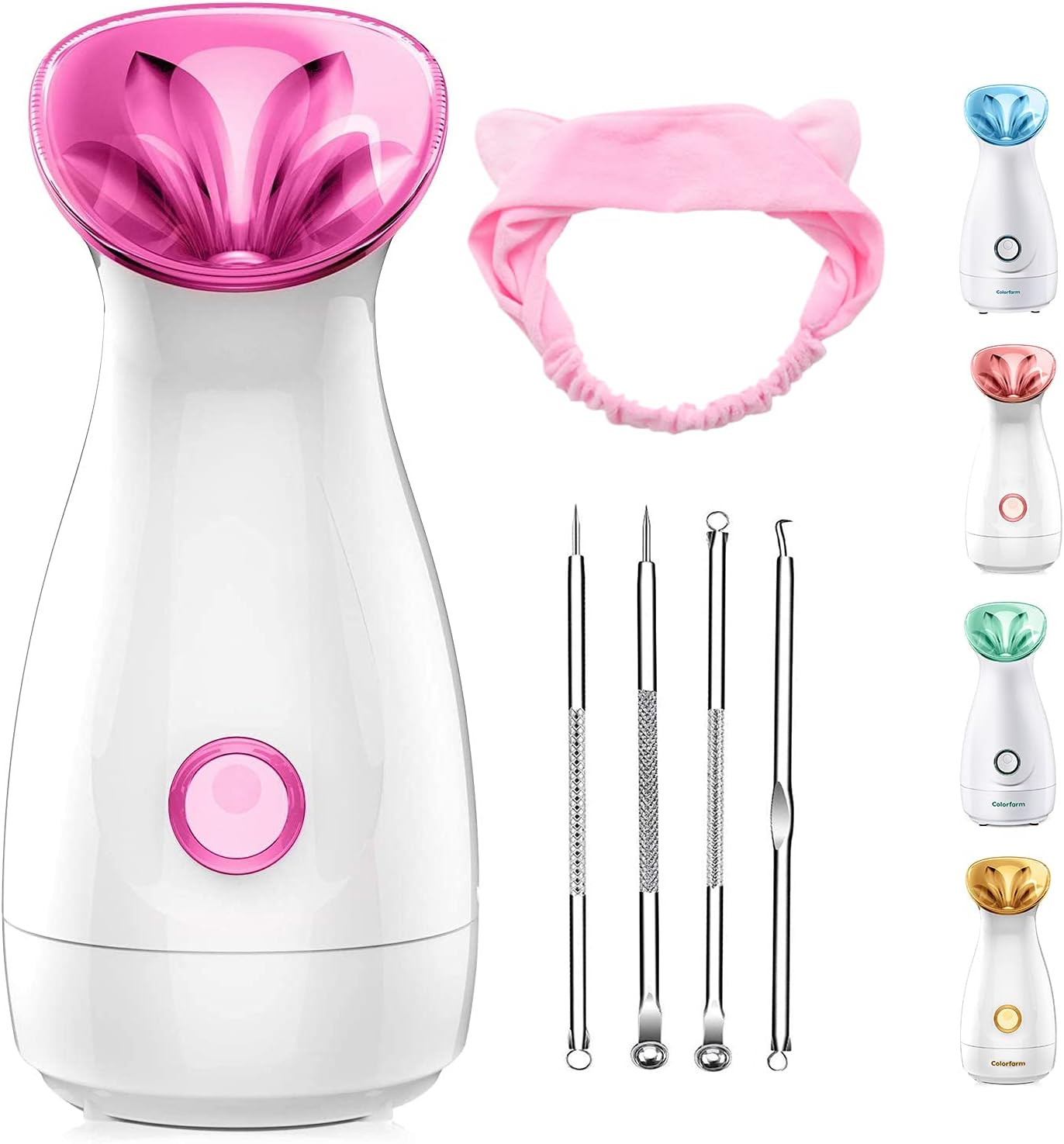 Facial Steamer Nano Ionic Hot Mist Face Steamer Home Sauna SPA Face Humidifier Atomizer for Women... | Amazon (US)