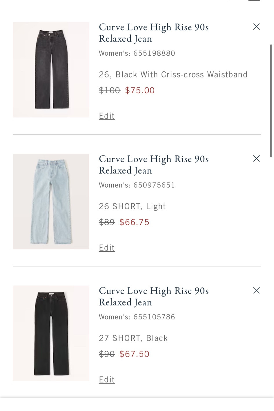 Best denim! Abercrombie must haves 

#LTKFind #LTKunder100 #LTKBacktoSchool