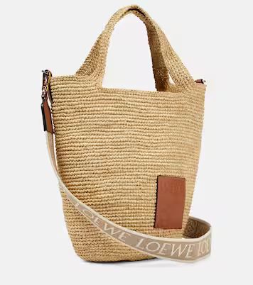 Paula's Ibiza Slit Mini raffia tote | Mytheresa (UK)