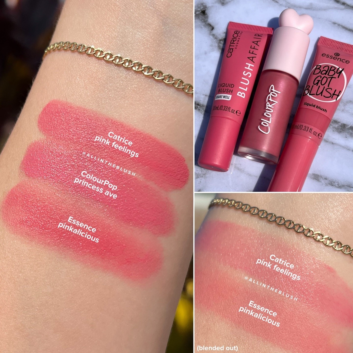 Pink blush comparisons💖

#LTKBeauty #LTKgrwm #LTKootd