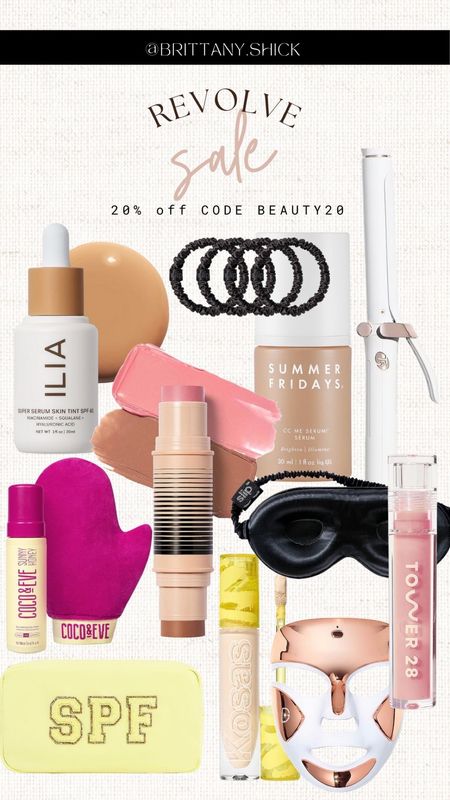 Revolve beauty sale
20% off with code BEAUTY20
Ilia summer Fridays Kosas coco & eve t3 dibs silk slip eye mask tower 28 clean beauty summer fridays

#LTKunder50 #LTKbeauty #LTKsalealert