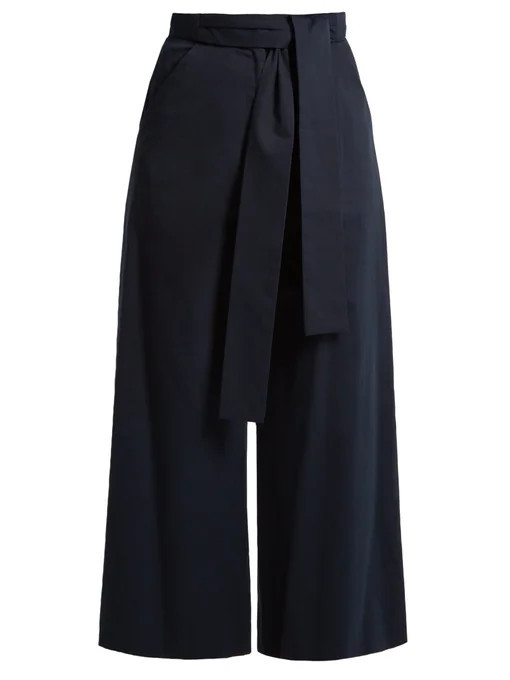 Elma stretch-cotton culottes | Saloni | Matches (US)