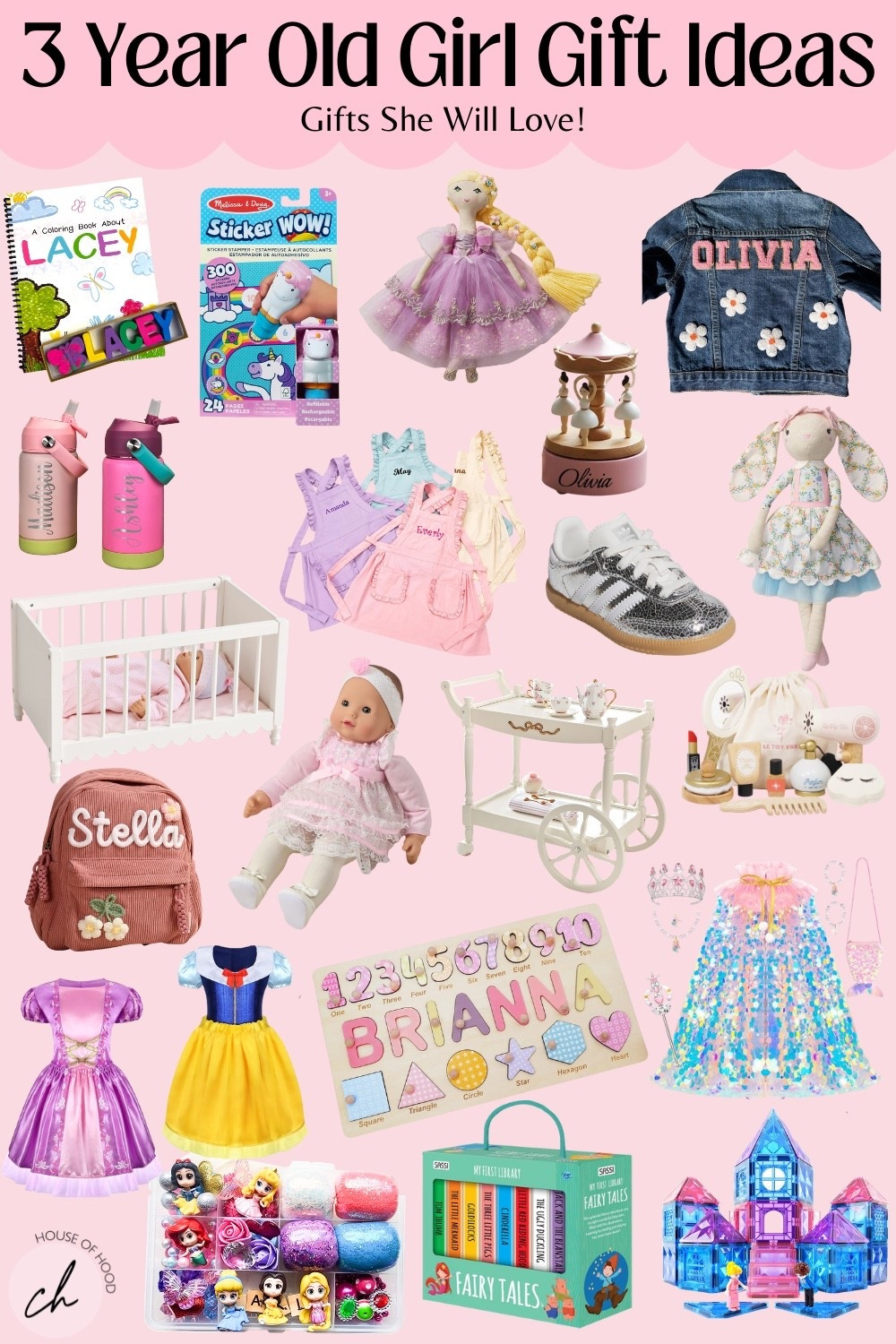 Adorable gifts for 3 year old girls! 

#LTKGiftGuide #LTKHoliday #LTKKids