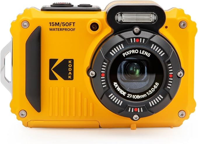 KODAK PIXPRO WPZ2 Rugged Waterproof Shockproof Dustproof WiFi Digital Camera 16MP 4X Optical Zoom... | Amazon (US)