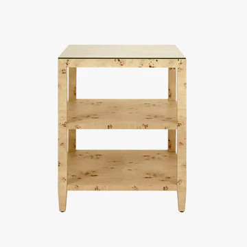 Anders Burl Side Table | Dear Keaton