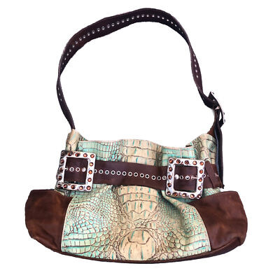 Italian genuine leather and Swarovski crystal Shoulder Bag | eBay | eBay IE