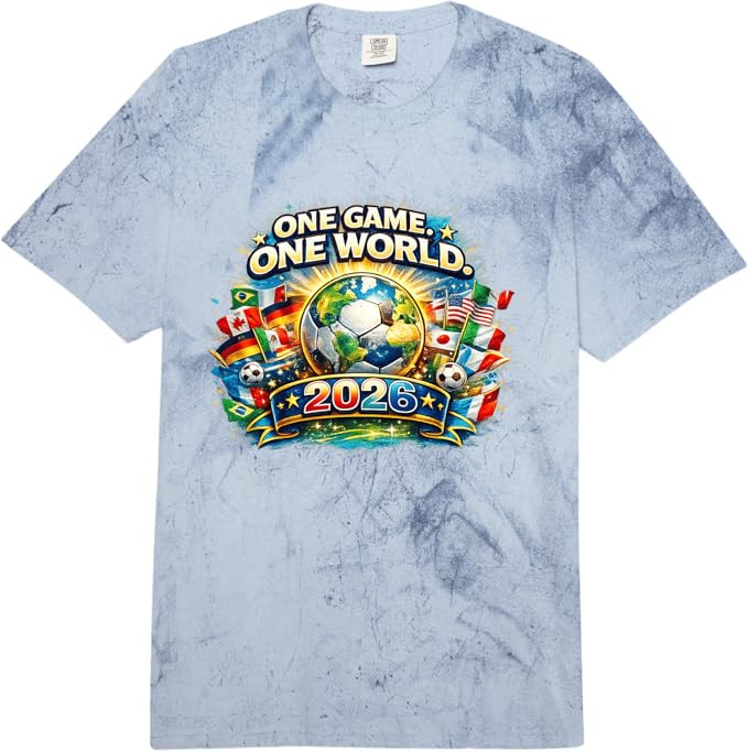 Global Soccer Fest 2026 North America Tour USA Canada Mexico Comfort Colors Adult Heavyweight T-S... | Amazon (US)