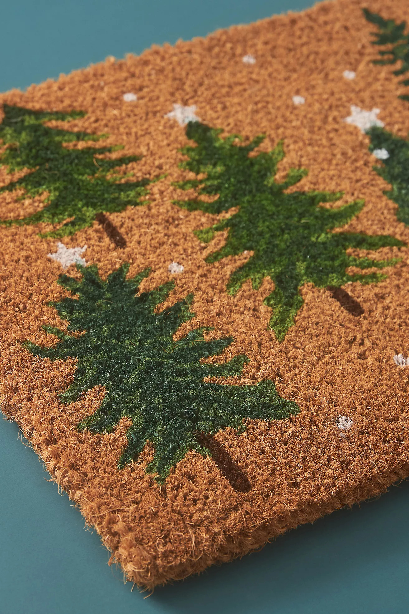 Snowy Forest Doormat | Anthropologie (US)
