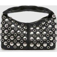 schuh Black Multi Jazmin Studded Bag | Schuh