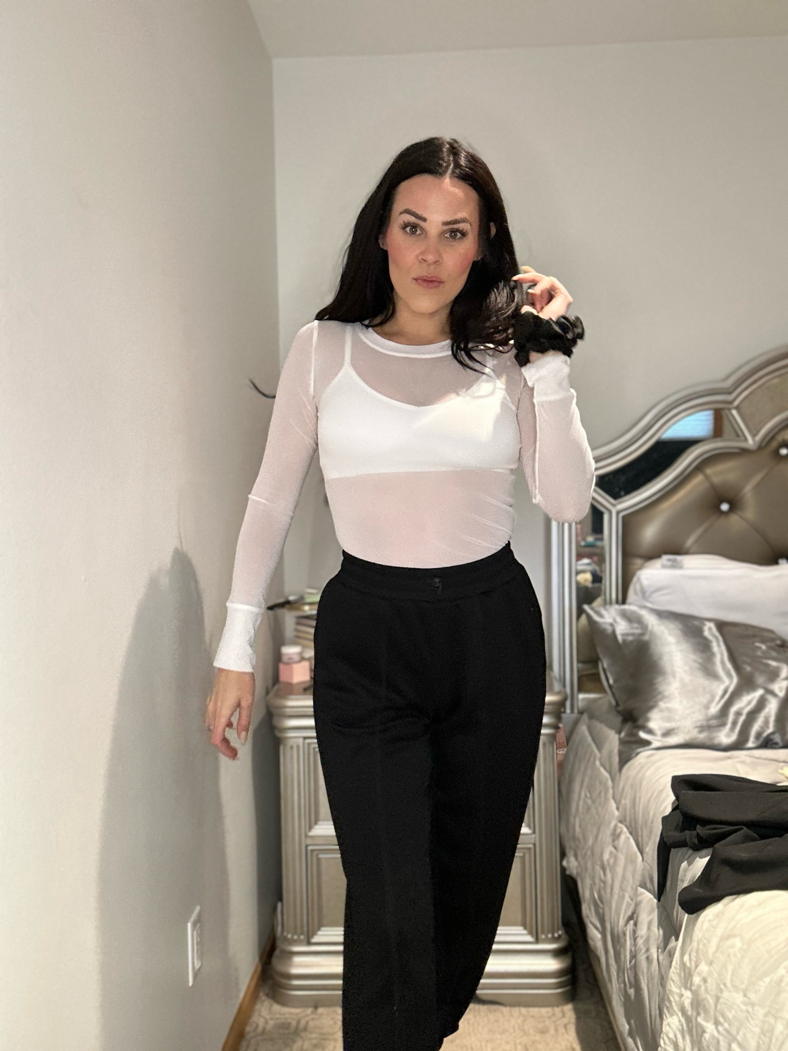 Prettywear Women's Mesh Tops for Women Sexy Long Sleeve Crew Neck Blouse Sheer Club Shirt


#LTKsalealert #LTKfindsunder100 #LTKworkwear