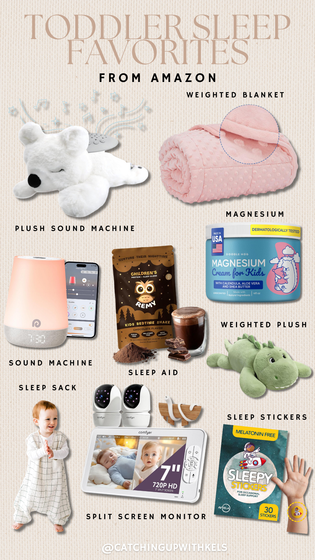 Toddler sleep essentials from Amazon that have made bedtime so much smoother 💤 From sound machines to cozy sleep sacks—everything you need for a restful night (for both of you 😉) #AmazonFinds #ToddlerSleep #LTKbaby #MomMustHaves #BedtimeRoutine 

 