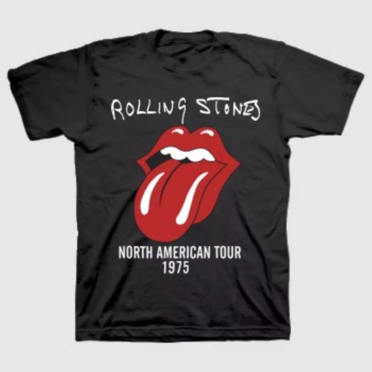 Men's Universal The Rolling Stones Short Sleeve Graphic T-Shirt - Black | Target