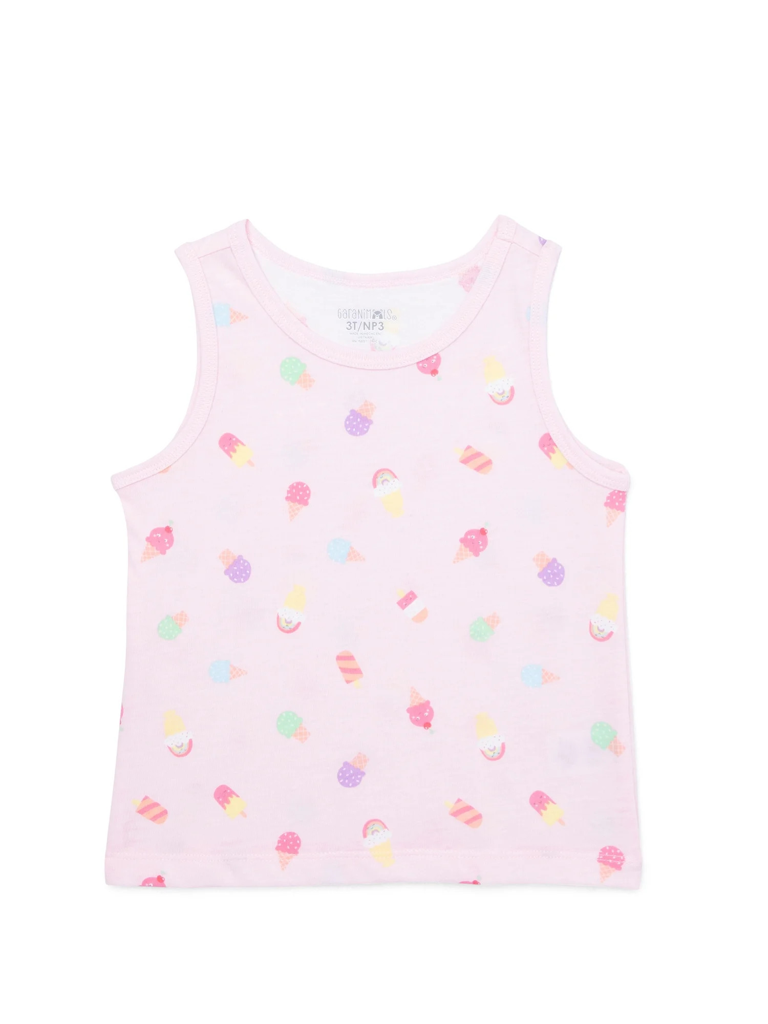 Garanimals Toddler Girl Printed Jersey Tank, Sizes 18M-5T - Walmart.com | Walmart (US)