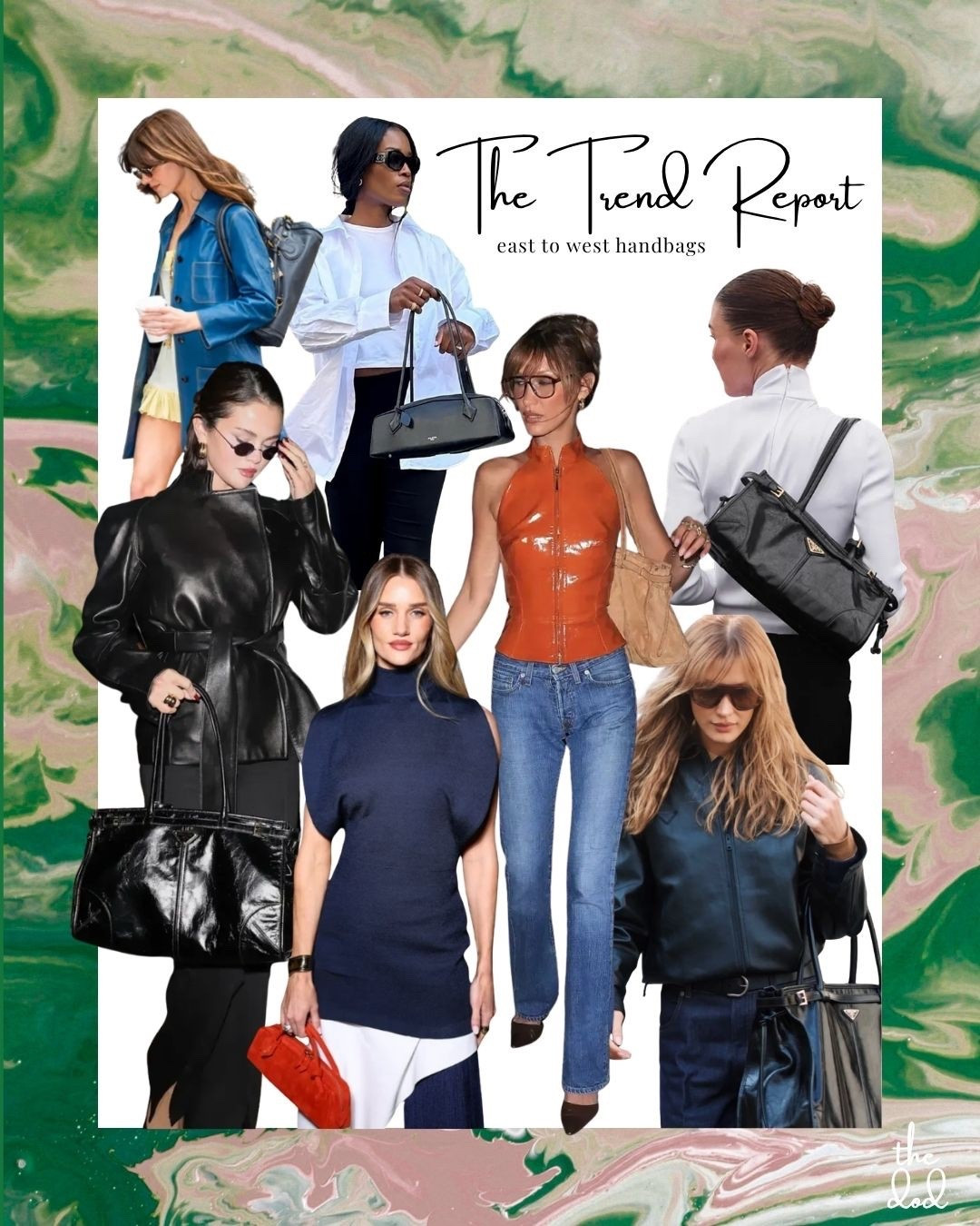 From Paris fashion week to the streets of NYC & celebrity sightings- the “east to west” handbag style is currently trending and it’s just getting started…

Prada, As seen on, Celebrity, Handbag, Currently Trending  