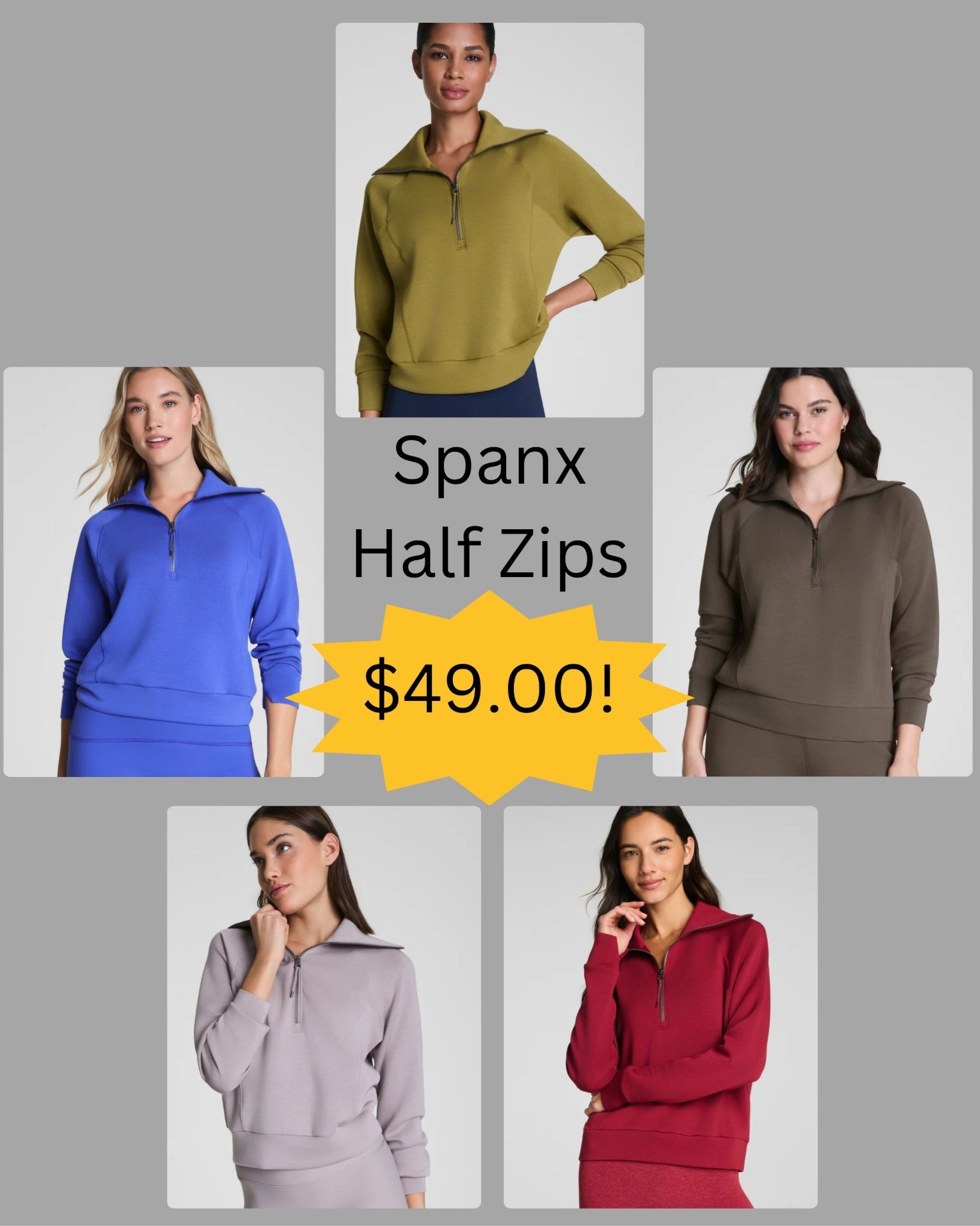 Spanx is having a spring sale and I’m dying over these prices! These Air Essential half zips are great with leggings, as an outfit with jeans, or with our favorite linen pants! 

#LTKActive #LTKgrwm #LTKSaleAlert