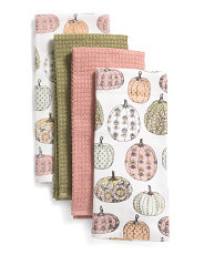 Set Of 4 Sweet Boho Kitchen Towels | Marshalls