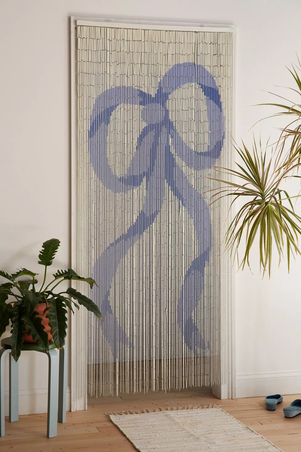 Bow Bamboo Beaded Curtain | Urban Outfitters (US and RoW)