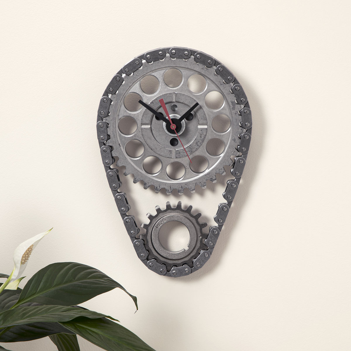 Auto Timing Chain and Gears Wall Clock | UncommonGoods