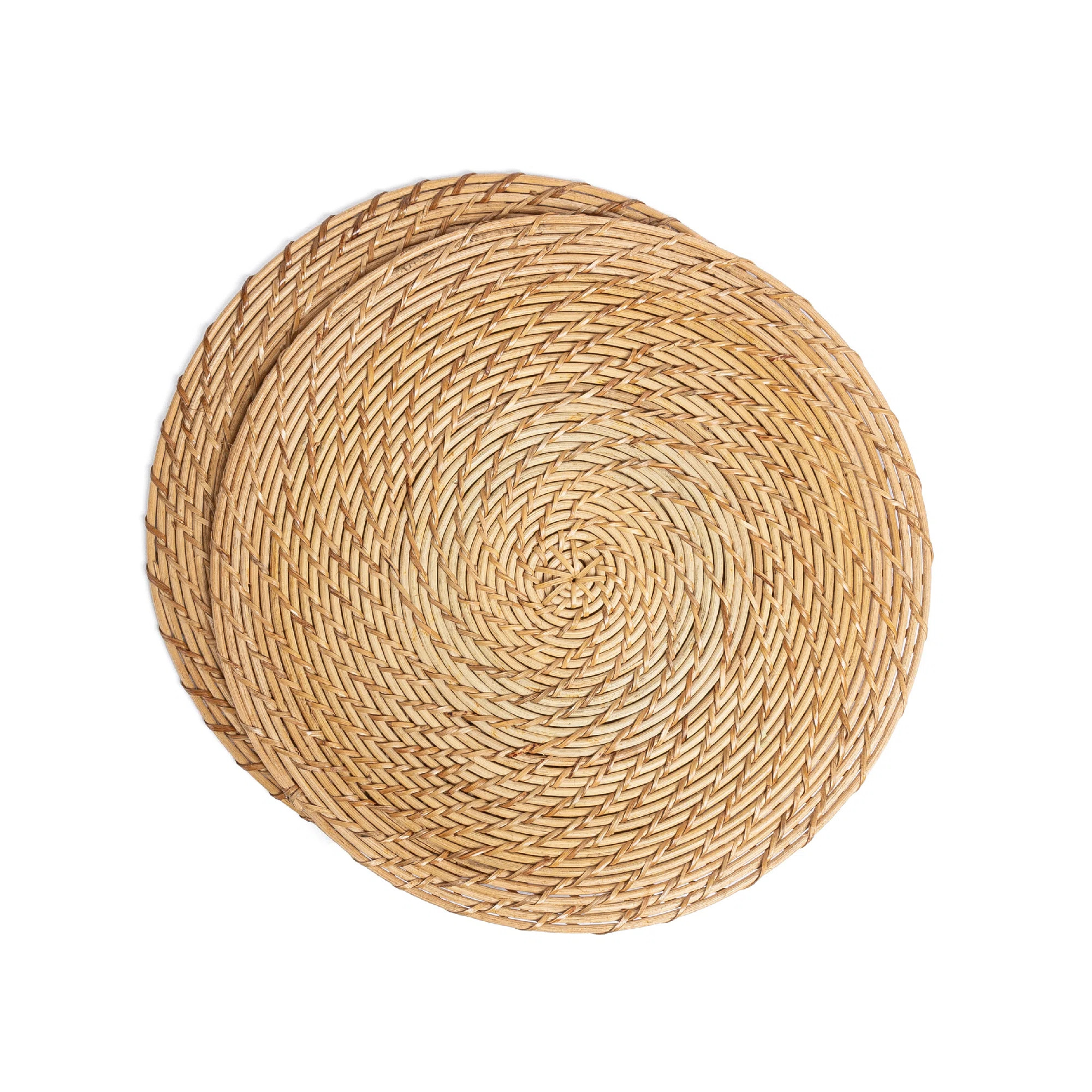 over&back Woven Frayed Chambray Placemats - 100% Cotton - Kitchen and Home Decor - 14" L X 20" W | Wayfair North America