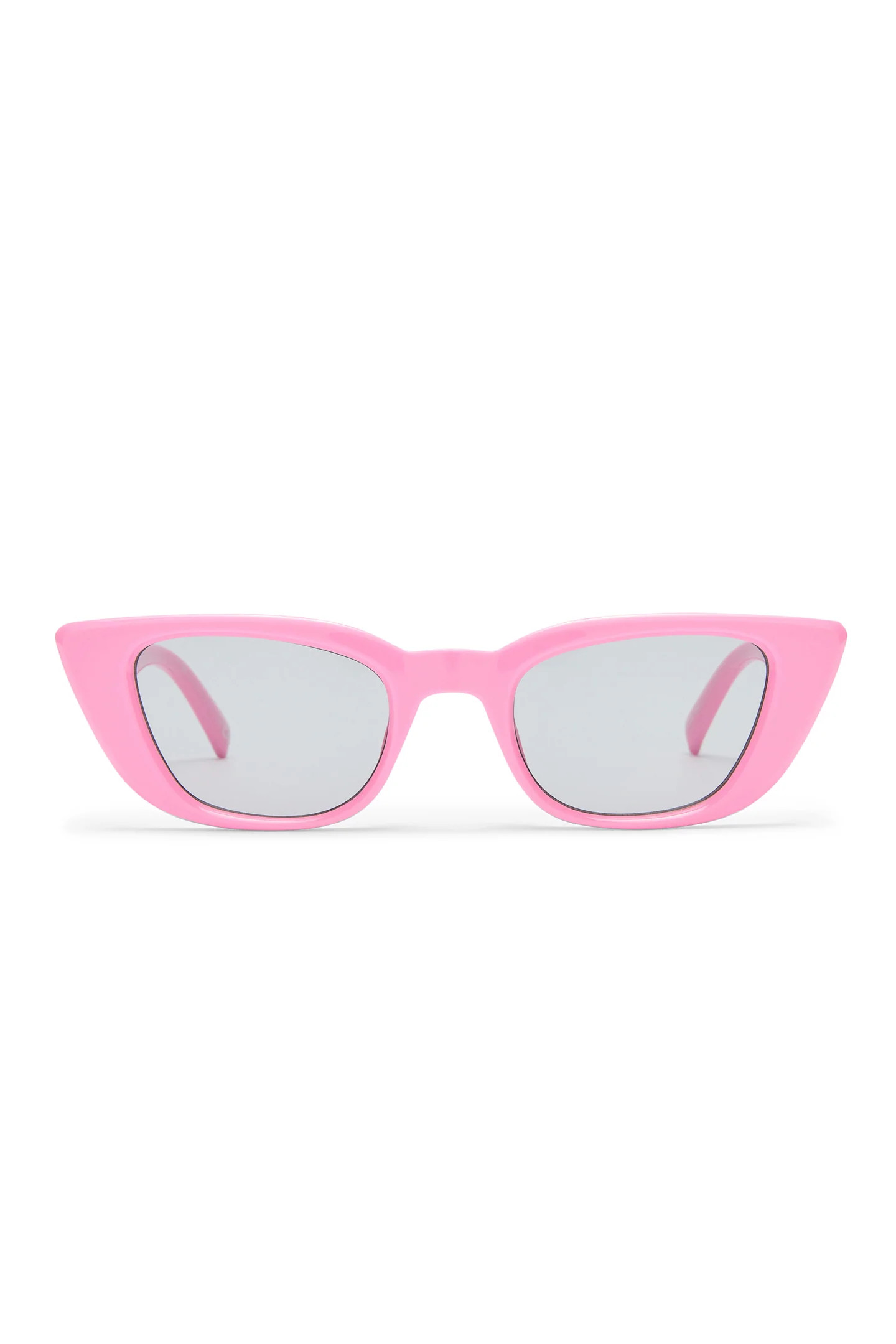 Le Specs Pink Cat-Eye Sunglasses | LoveShackFancy