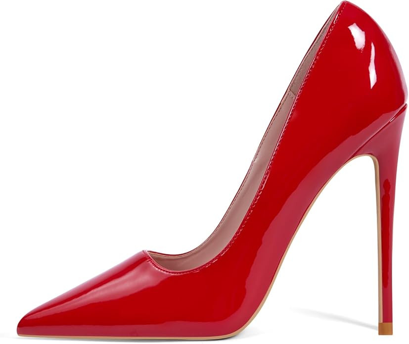 Elisabet Tang High Heels, Women Pumps Pointed Toe Stilettos 4.7 inch/12cm Sexy Heels Party Shoes | Amazon (US)