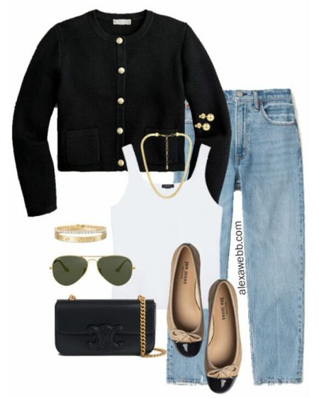 Straight Size to Plus Size – Meghan Markle Jeans Outfit - A Meghan Markle outfit remade with plus size clothes for spring and summer with a black jacket and jeans. Alexa Webb

#LTKplussize #LTKstyletip #LTKshoecrush