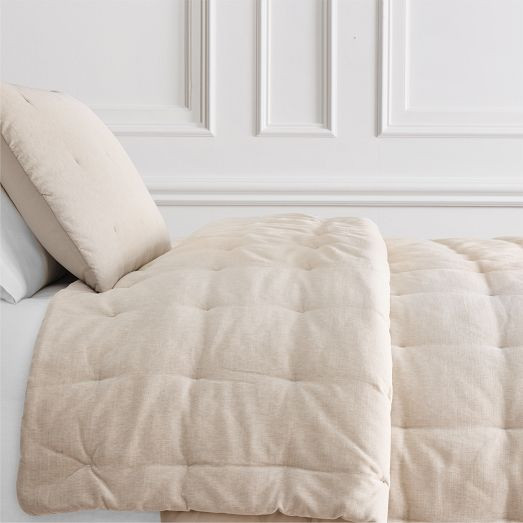 Classic Cotton Velvet Tack Stitch Quilt & Shams | West Elm (US)