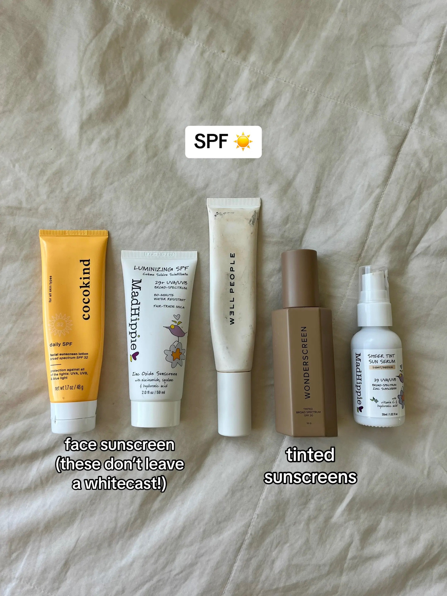 my favorite non-toxic SPFs! 