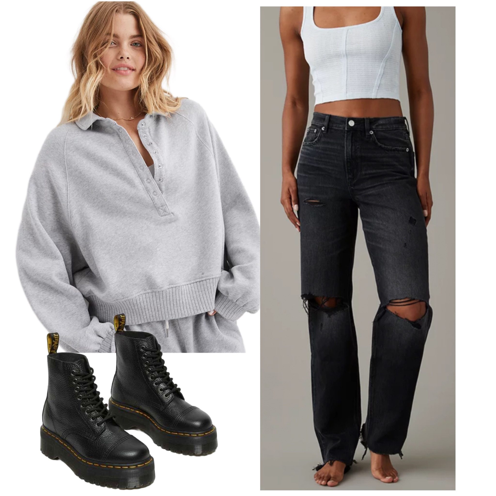 Fallin for this look!

#denim #sweatshirt #falllook #style #fashion #utah #vibes #fit #nordstrom #aerie #docmartin


#LTKshoecrush #LTKstyletip #LTKSeasonal