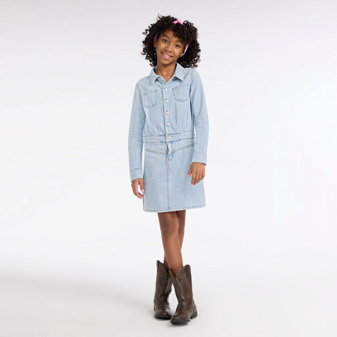 Levi's Long Sleeve Western Dress - Women's L | Levi's US