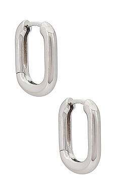 SHASHI Cosmo Huggie in Silver from Revolve.com | Revolve Clothing (Global)