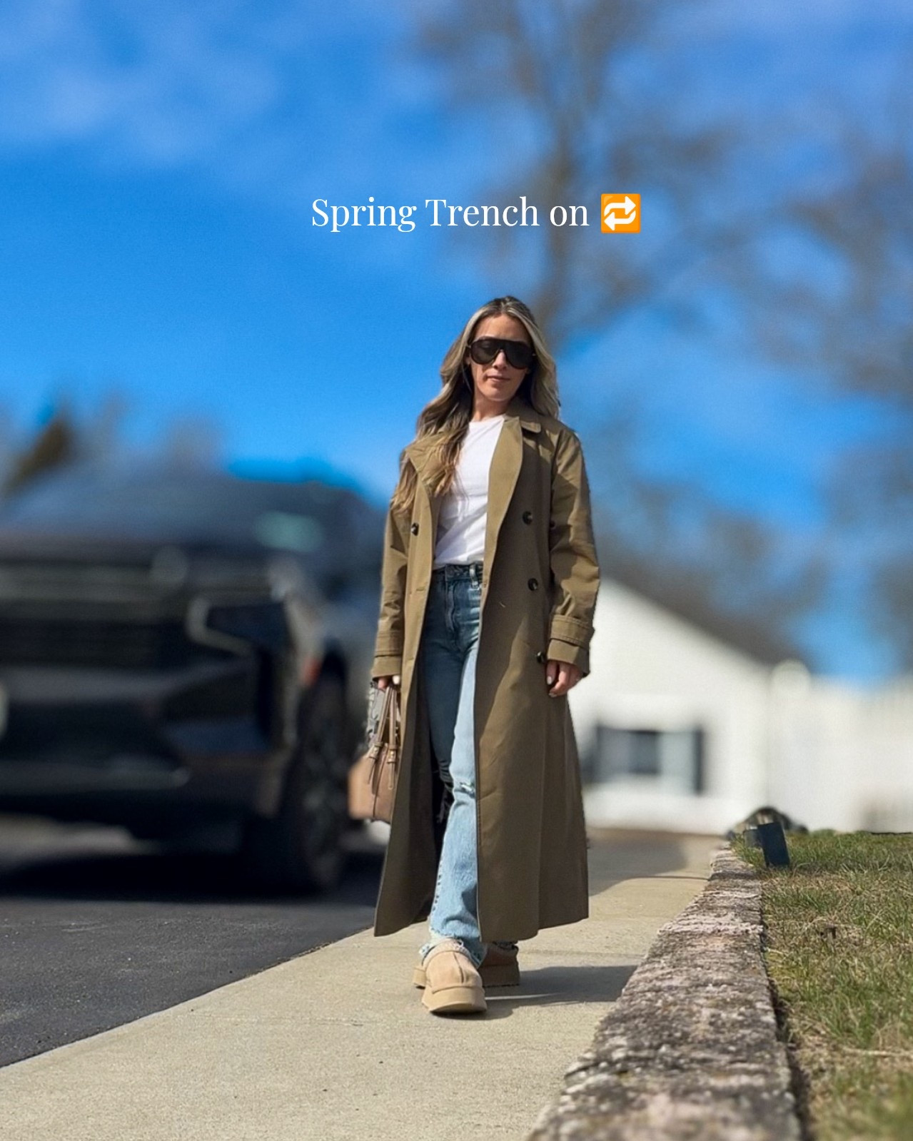 Spring trench for those crisp afternoons 🤍


Wearing a size xxs in olive green by @mango #mngo
#olivetrench
#springjacket
#springtrench

#LTKootd #LTKmorningroutine #LTKPetite