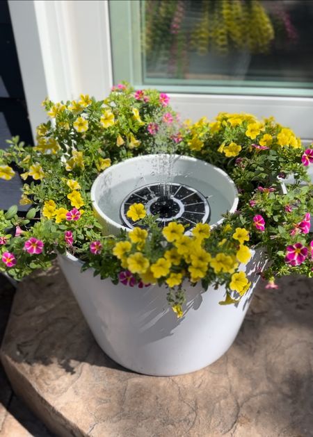 DIY Solar LED fountain planter perfect for any sunny space

MDW projects, patio accents, patio decor, summer decor, solar fountains, proven winners, flowers, inexpensive projects 

#LTKFindsUnder50 #LTKSeasonal #LTKHome