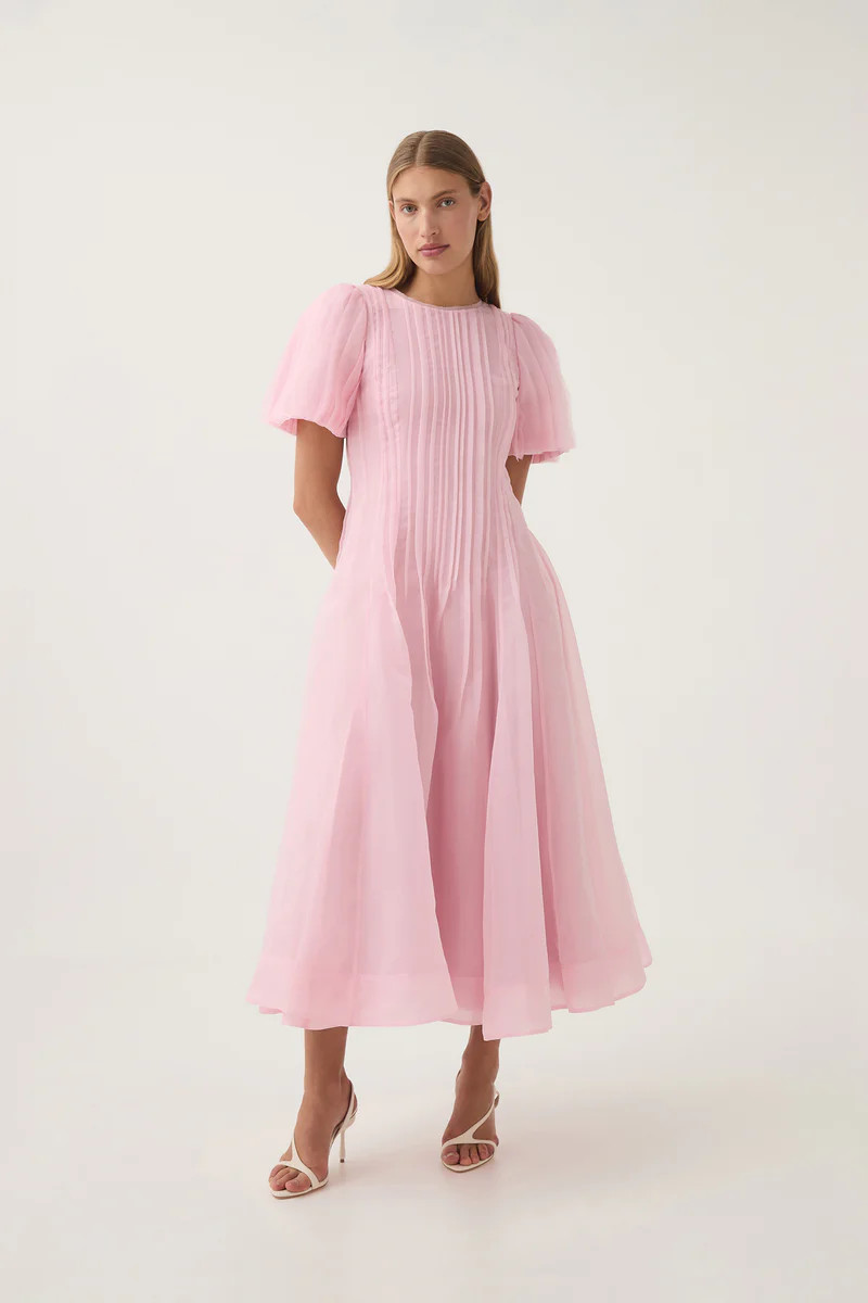 Nova Pleated Midi Dress | aje. (US, UK, Europe, ROW)