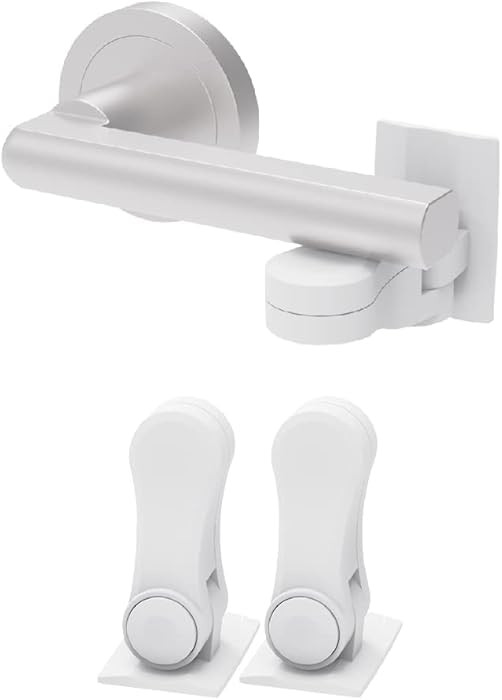 Inaya Child Proof Door Lever Lock, Baby Proofing Door Handle Lock, Minimalist Design, 3M Adhesive... | Amazon (US)