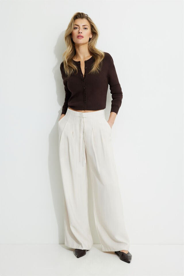 Wide Leg Drawstring Pants | Dynamite Clothing