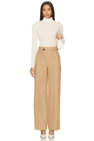 Camila Coelho Mimi Pant in Dark Taupe from Revolve.com | Revolve Clothing (Global)