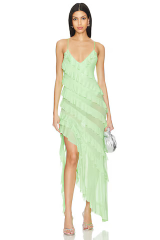 AFRM Vienna Dress in Neon Mint from Revolve.com | Revolve Clothing (Global)